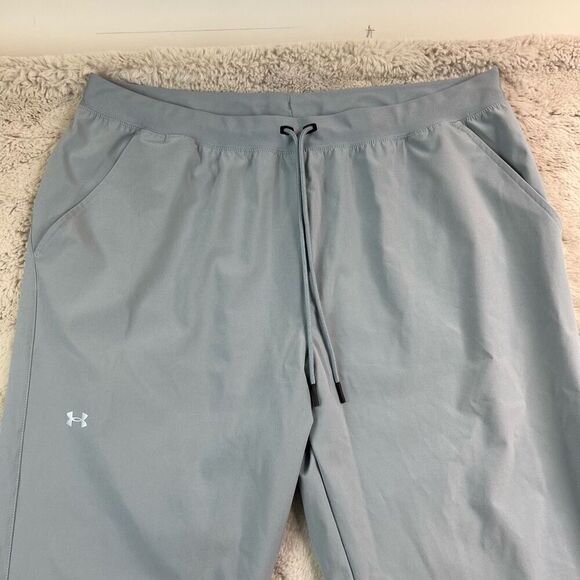 Under Armour Heatgear Joggers Womens Size XL Grey Loose Fit Pants Athletic Casua - Picture 2 of 9